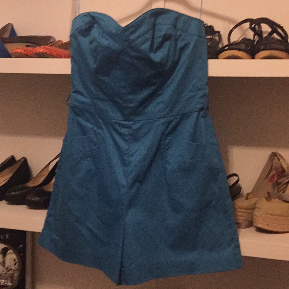 Strapless Trina Turk romper